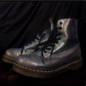Dr. Martens Crackle Pascal Sparkle Boots US6